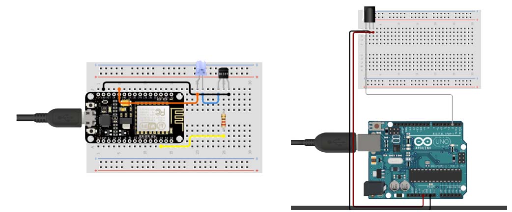 Circuits of IoT Smart AC Controller