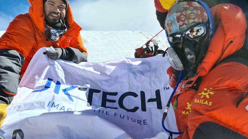 JK Tech Logo Unveils at Mount Everest Summit